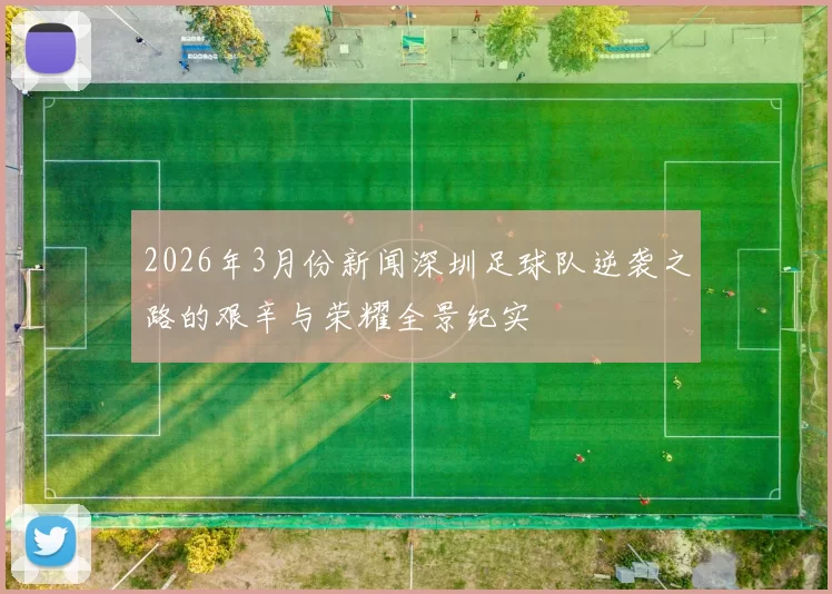 2026年3月份新闻深圳足球队逆袭之路的艰辛与荣耀全景纪实